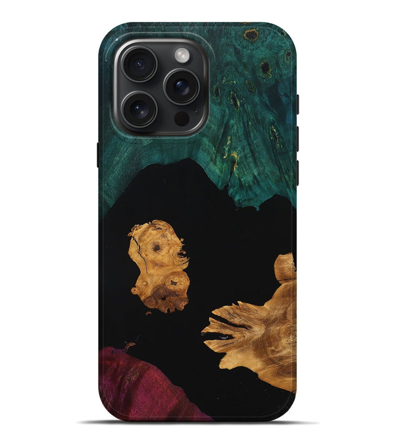 iPhone 16 Pro Max Wood Live Edge Phone Case - Porter (Wood Burl, 756202)