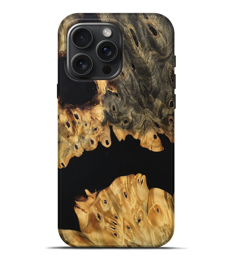 iPhone 16 Pro Max Wood Live Edge Phone Case - Freddie (Wood Burl, 756216)