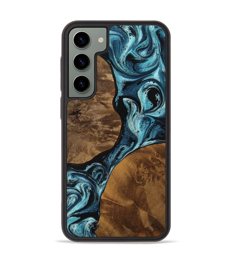 Galaxy S23 Plus Wood Phone Case - Lue (Blue, 756288)