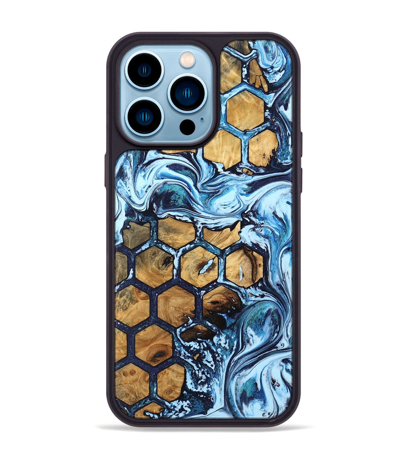 iPhone 14 Pro Max Wood Phone Case - Letha (Pattern, 756322)