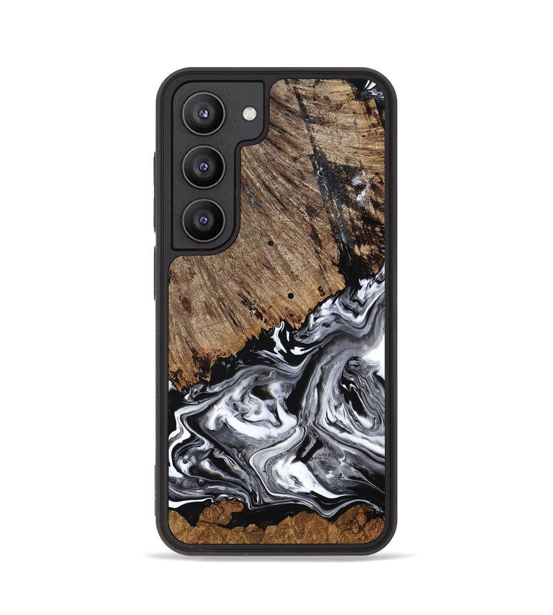 Galaxy S23 Wood Phone Case - Rowena (Black & White, 756397)