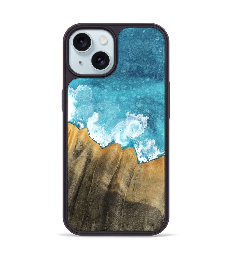 iPhone 15 Wood Phone Case - Cielo (Coastal, 756418)