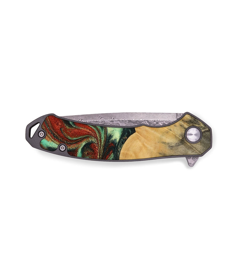 EDC Wood Pocket Knife - Gaige (Green, 756450)