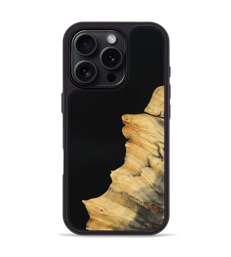iPhone 16 Pro Wood Phone Case - Moesha (Wood Burl, 756505)