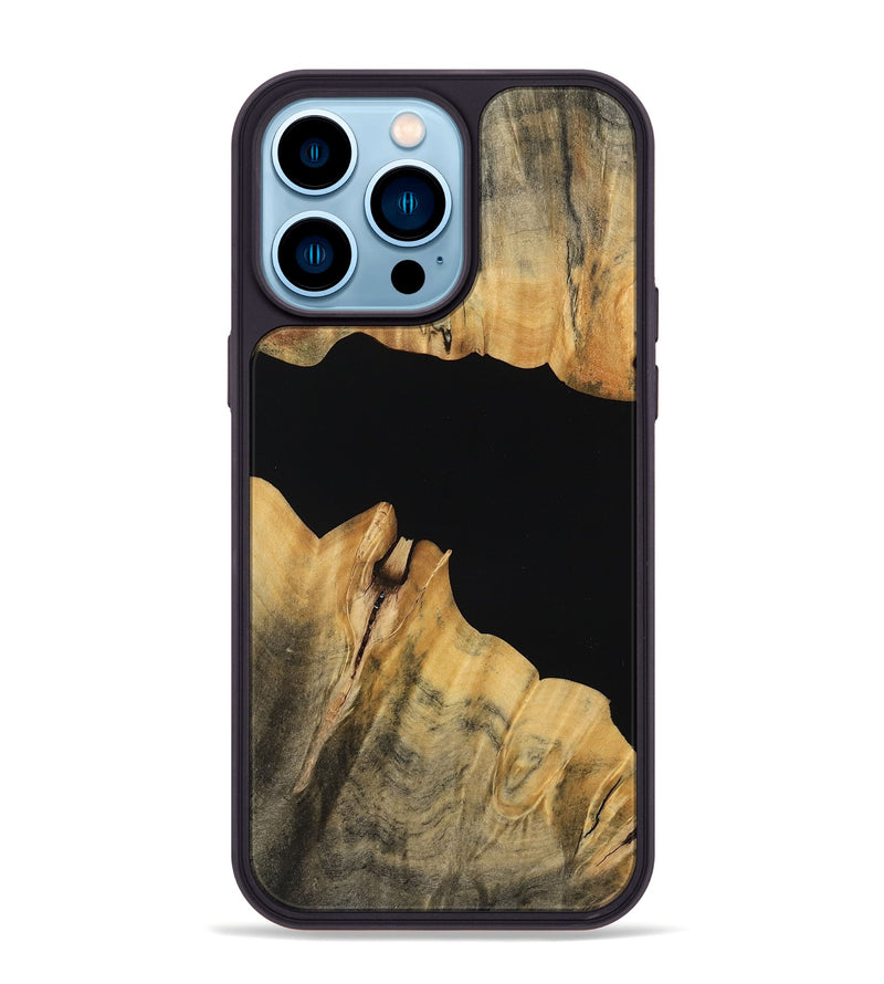 iPhone 14 Pro Max Wood Phone Case - Janell (Wood Burl, 756521)