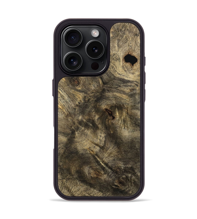 iPhone 16 Pro Wood Phone Case - Ainhoa (Wood Burl, 756534)