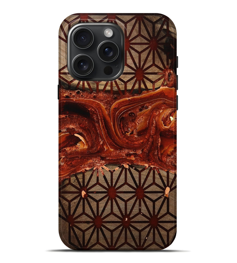 iPhone 16 Pro Max Wood Live Edge Phone Case - Tammie (Pattern, 756557)
