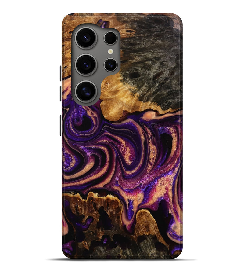 Galaxy S25 Ultra Wood Live Edge Phone Case - Maia (Purple, 756582)