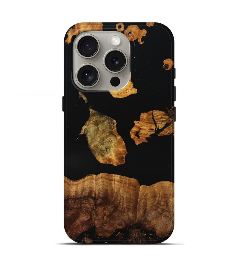 iPhone 16 Pro Wood Live Edge Phone Case - Aubrey (Wood Burl, 756588)