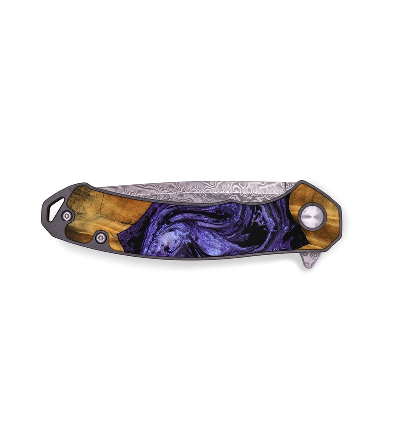 EDC Wood Pocket Knife - Atharv (Purple, 756603)