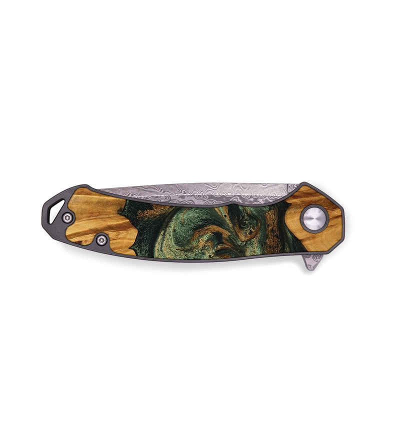 EDC Wood Pocket Knife - Whitney (Green, 756648)