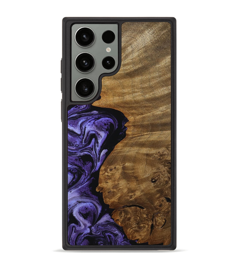 Galaxy S23 Ultra Wood Phone Case - Irvin (Purple, 756691)
