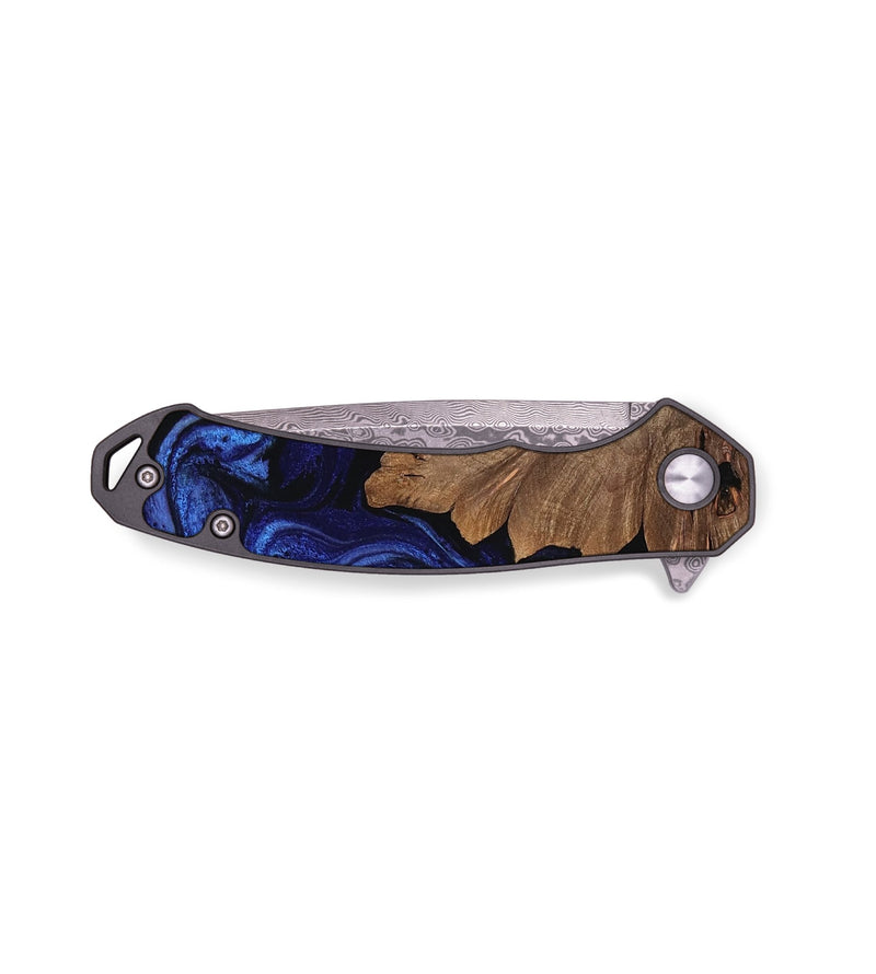EDC Wood Pocket Knife - Fay (Blue, 756697)