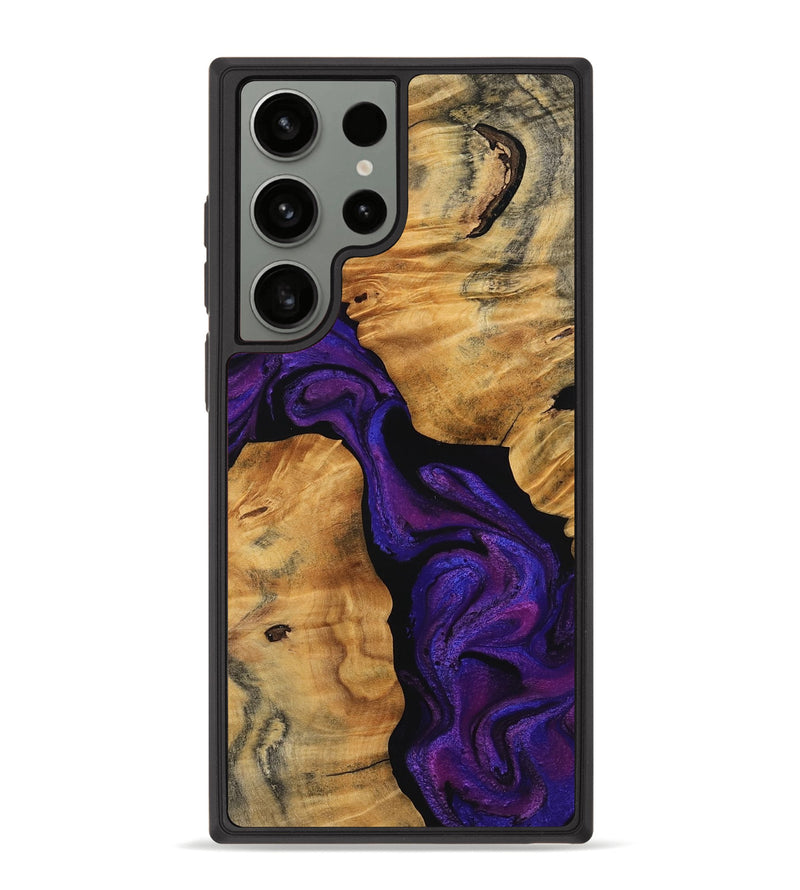 Galaxy S23 Ultra Wood Phone Case - Camren (Purple, 756713)