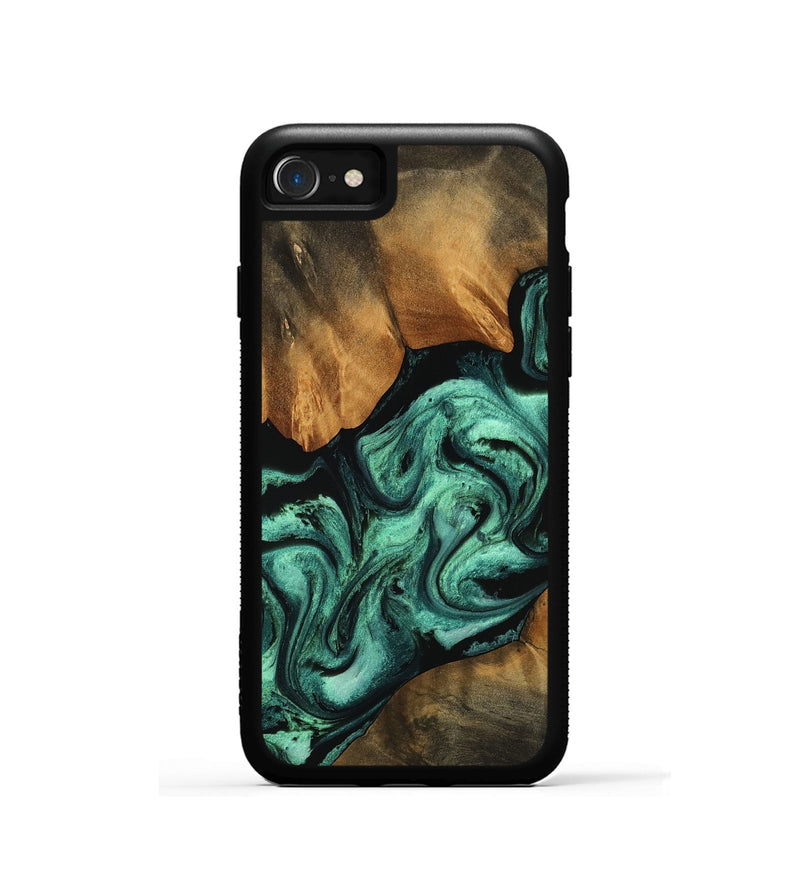 iPhone SE Wood Phone Case - Omari (Green, 756746)
