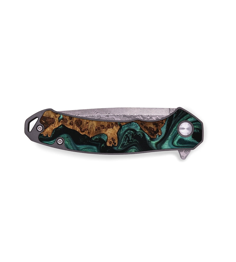 EDC Wood Pocket Knife - Nova (Green, 756761)