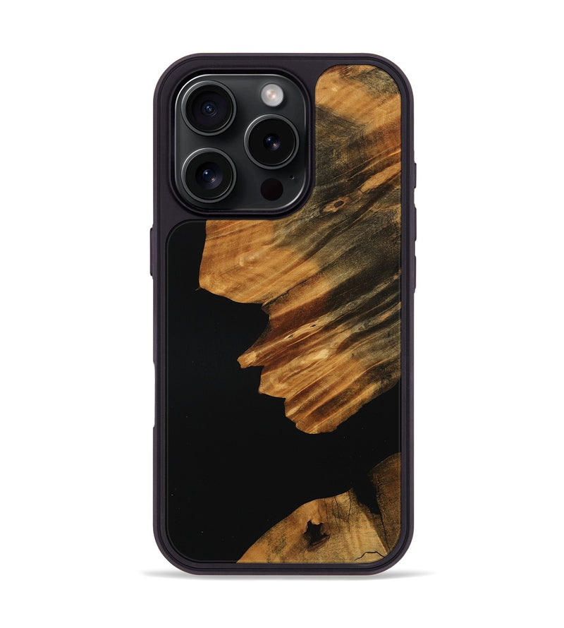 iPhone 16 Pro Wood Phone Case - Bertha (Wood Burl, 756785)