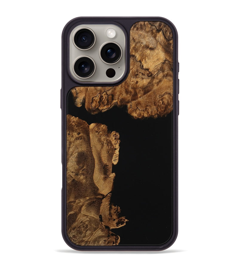 iPhone 16 Pro Max Wood Phone Case - Barbra (Wood Burl, 756786)