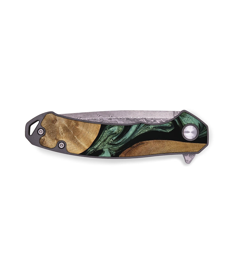 EDC Wood Pocket Knife - Freddie (Green, 756900)