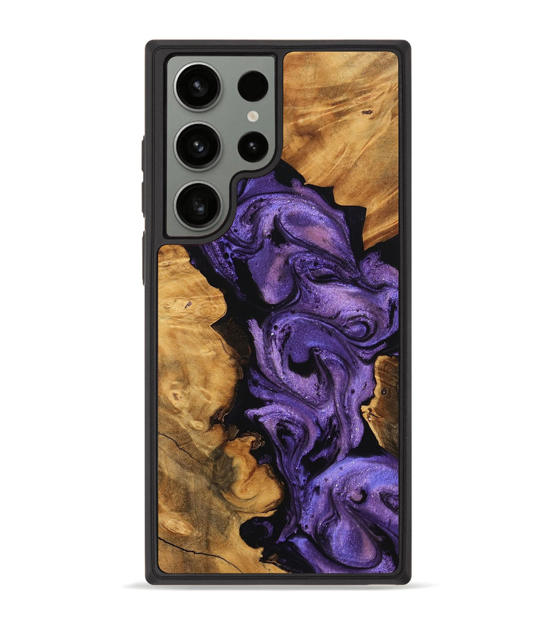 Galaxy S23 Ultra Wood Phone Case - Horace (Purple, 756934)