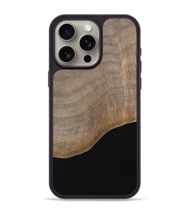 iPhone 15 Pro Max Wood Phone Case - Rosina (Wood Burl, 756946)
