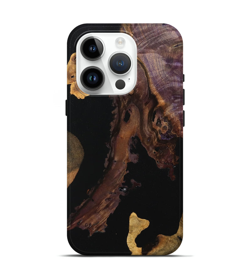 iPhone 15 Pro Wood Live Edge Phone Case - Zackary (Wood Burl, 756966)