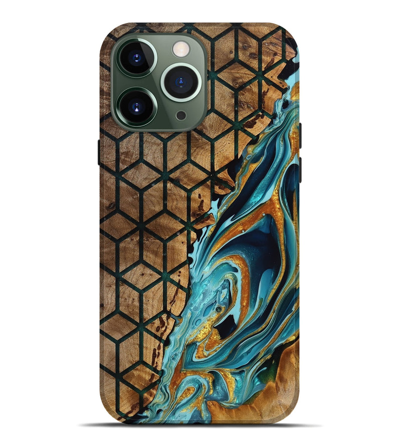 iPhone 13 Pro Max Wood Live Edge Phone Case - Minnie (Pattern, 756981)