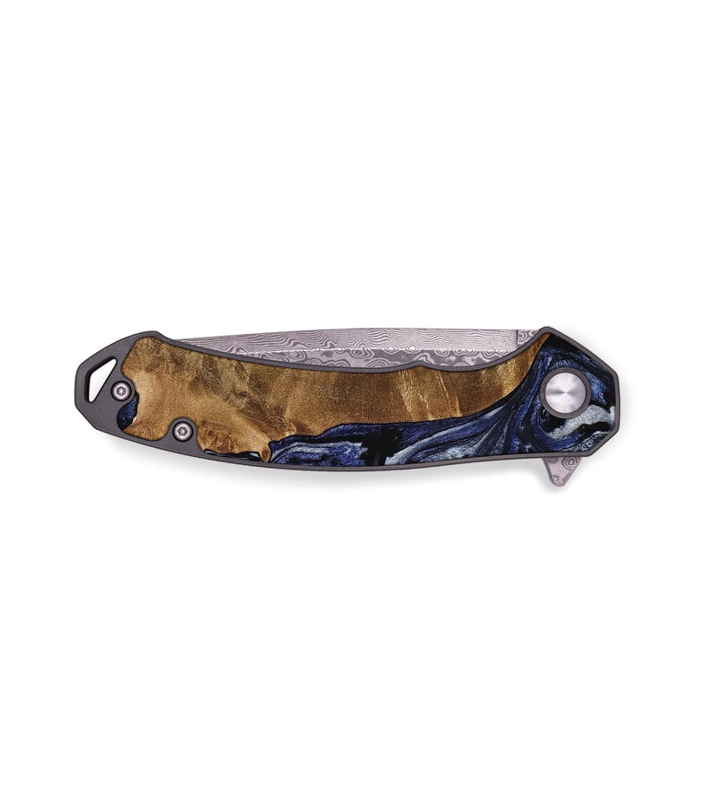 EDC Wood Pocket Knife - Jamya (Blue, 757014)