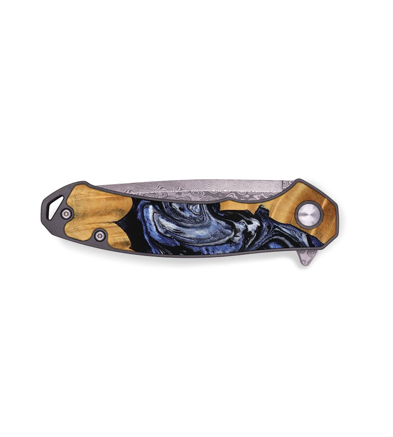 EDC Wood Pocket Knife - Jett (Blue, 757070)