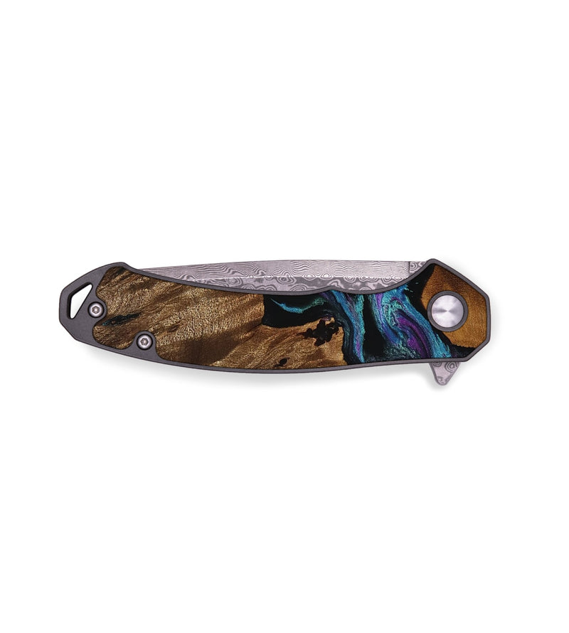 EDC Wood Pocket Knife - Alberto (Purple, 757124)