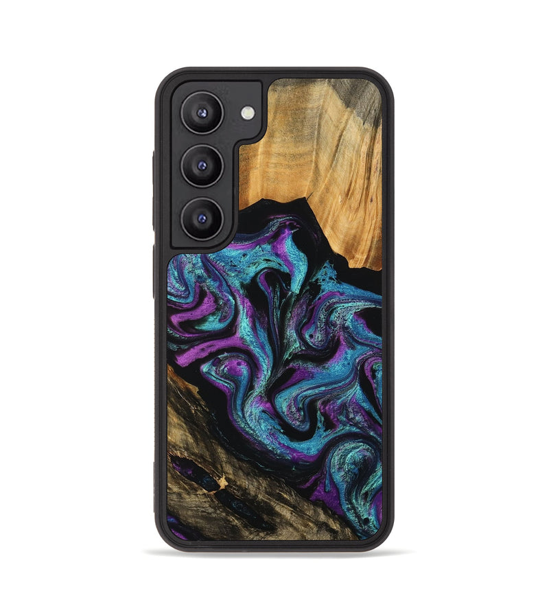 Galaxy S23 Wood Phone Case - Pennie (Purple, 757132)