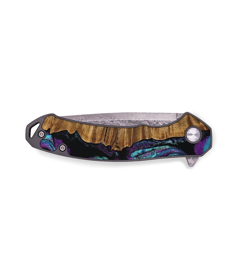EDC Wood Pocket Knife - Meilani (Purple, 757133)