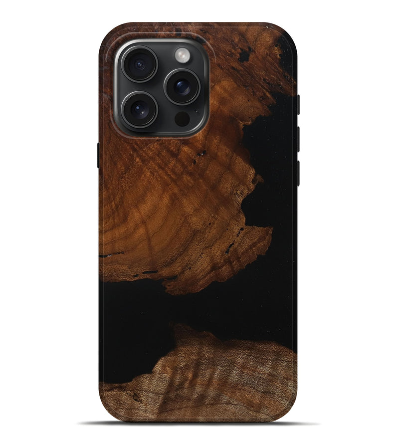 iPhone 16 Pro Max Wood Live Edge Phone Case - Carlo (Wood Burl, 757142)