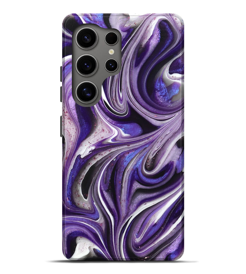 Galaxy S25 Ultra ResinArt Live Edge Phone Case - Meadow (Purple, 757167)