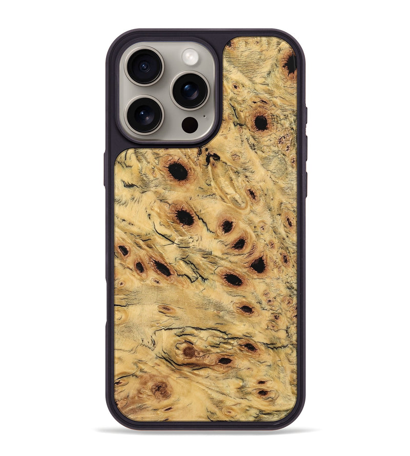 iPhone 16 Pro Max Wood Phone Case - Elza (Wood Burl, 757237)