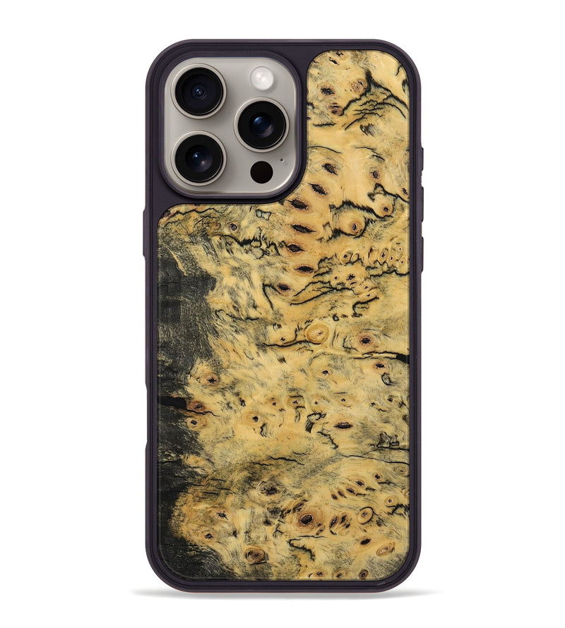 iPhone 16 Pro Max Wood Phone Case - Matt (Wood Burl, 757238)