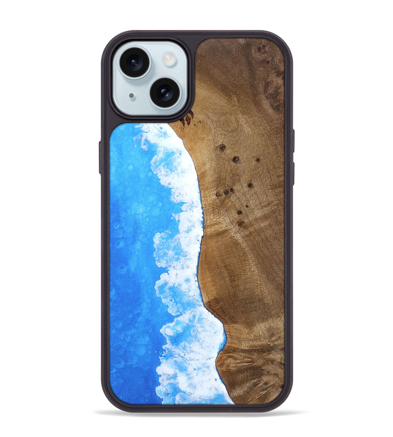iPhone 15 Plus Wood Phone Case - Sloane (Coastal, 757301)
