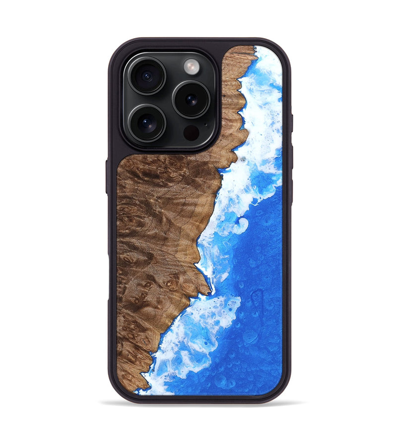 iPhone 16 Pro Wood Phone Case - Shay (Coastal, 757308)