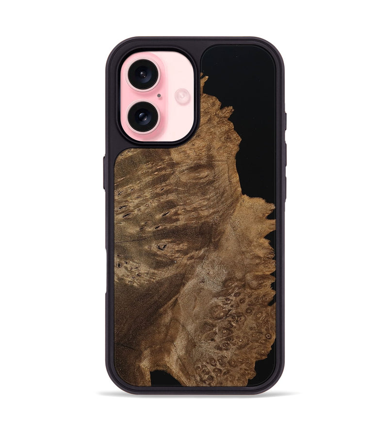 iPhone 16 Wood Phone Case - Yareli (Wood Burl, 757475)