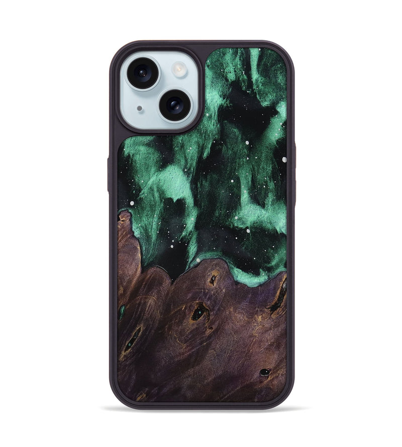 iPhone 15 Wood Phone Case - Ailani (Cosmos, 757540)