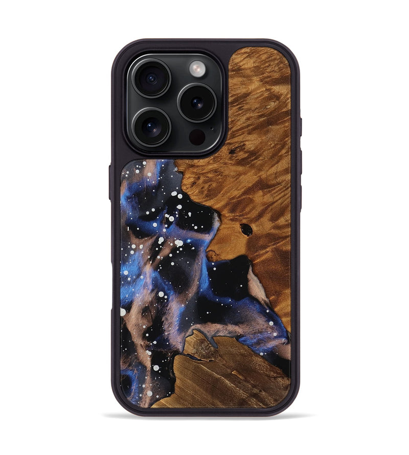 iPhone 16 Pro Wood Phone Case - Raymond (Cosmos, 757575)