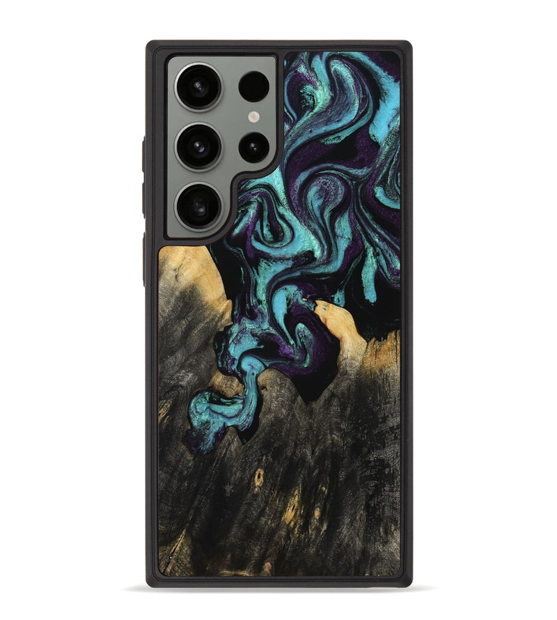 Galaxy S23 Ultra Wood Phone Case - Vicente (Purple, 757651)