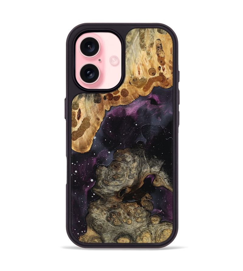iPhone 16 Wood Phone Case - Lue (Cosmos, 757661)