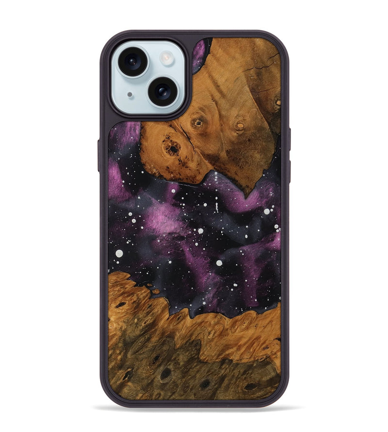 iPhone 15 Plus Wood Phone Case - Kasey (Cosmos, 757668)