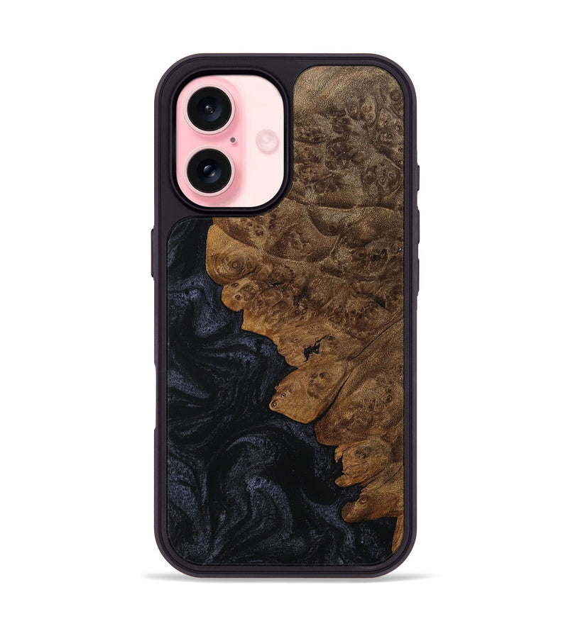 iPhone 16 Wood Phone Case - Chaya (Wood Burl, 757702)