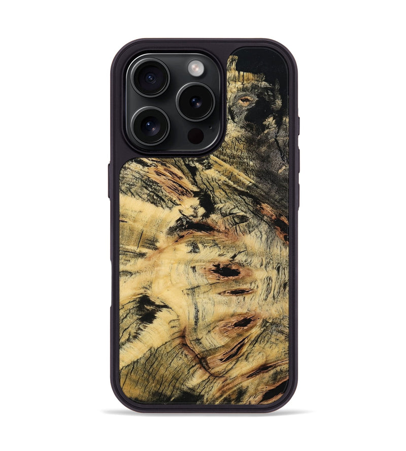 iPhone 16 Pro Wood Phone Case - Johan (Wood Burl, 757751)