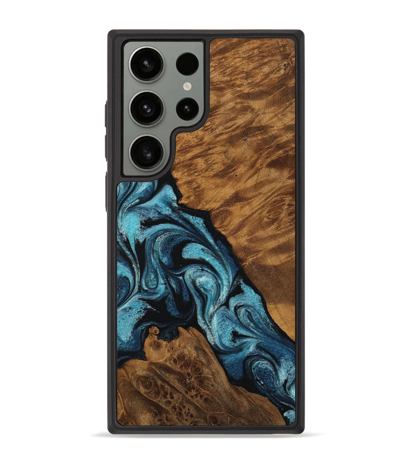 Galaxy S23 Ultra Wood Phone Case - Jacob (Blue, 757759)