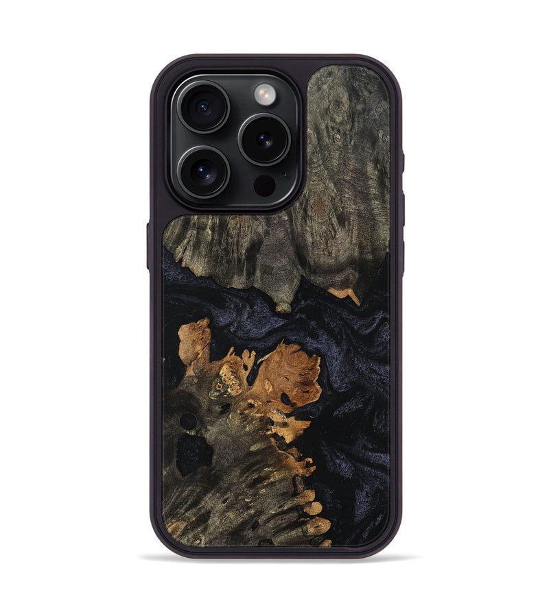 iPhone 15 Pro Wood Phone Case - Noe (Wood Burl, 757807)