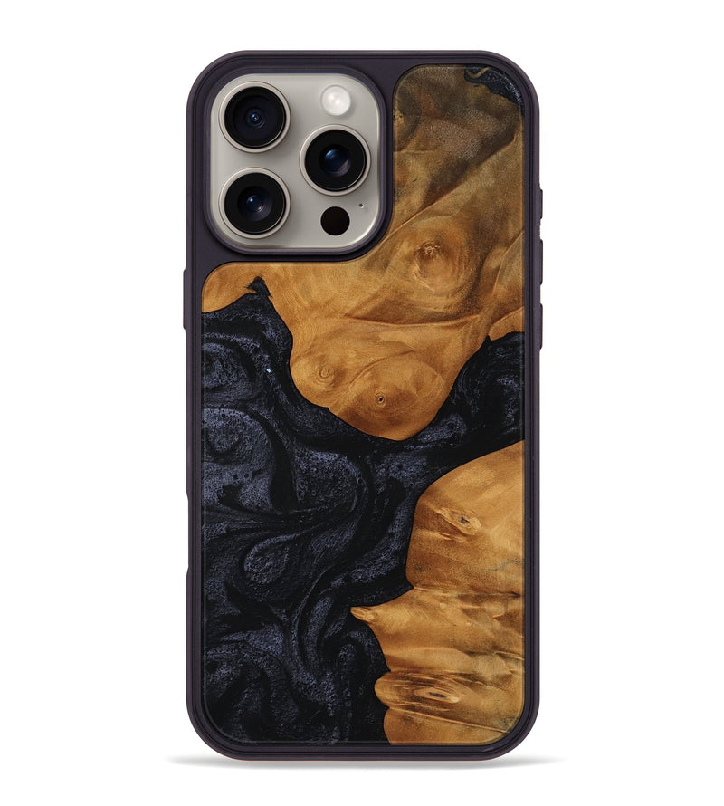 iPhone 16 Pro Max Wood Phone Case - Clement (Wood Burl, 757811)