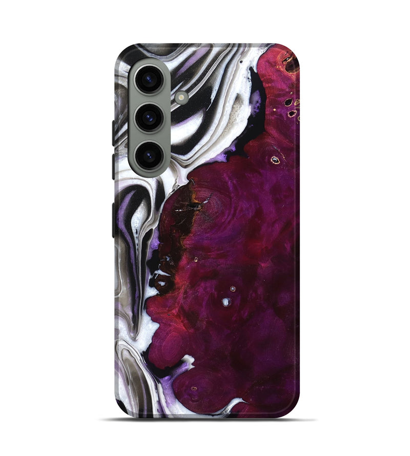 Galaxy S24 Wood Live Edge Phone Case - Rayna (Purple, 757877)